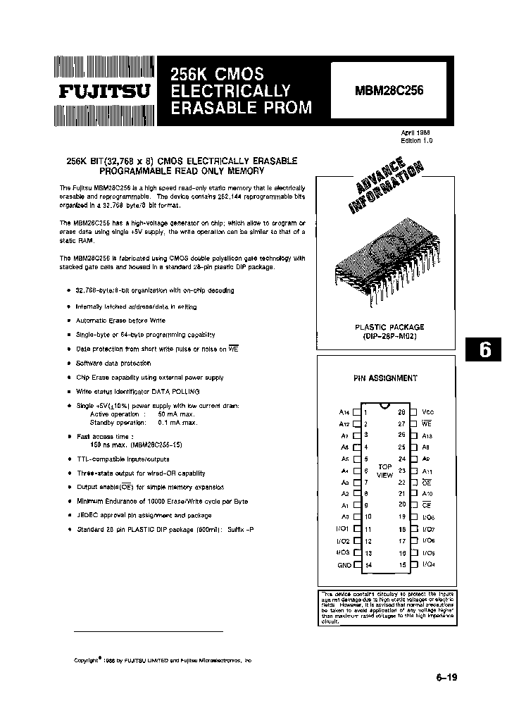 MBM28C256-15P_6764276.PDF Datasheet