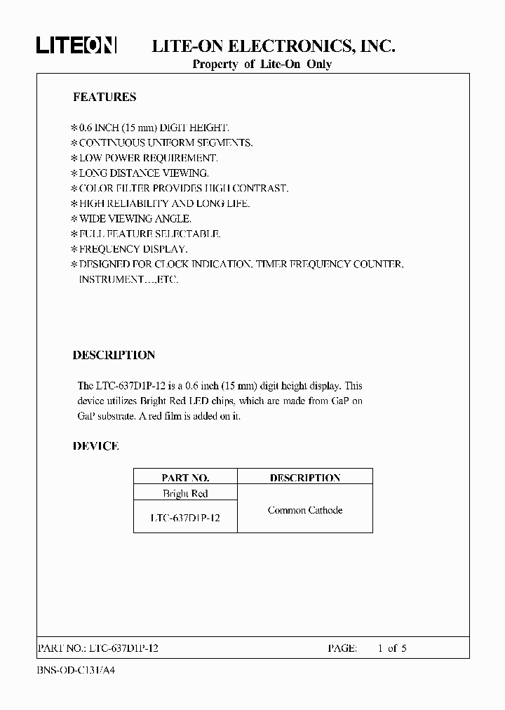 LITE-ONELECTRONICSINC-LTC-637D1P-12_6760950.PDF Datasheet