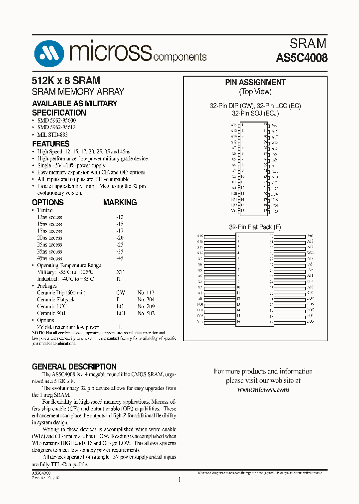 AS5C4008CW-35LIT_6765076.PDF Datasheet