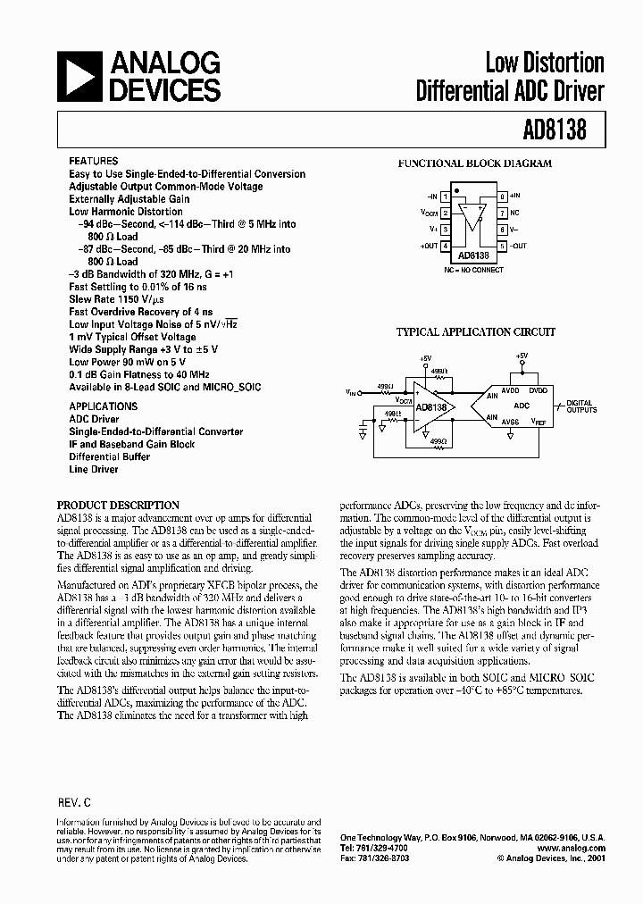 AD8138ARM-REEL7_6767071.PDF Datasheet
