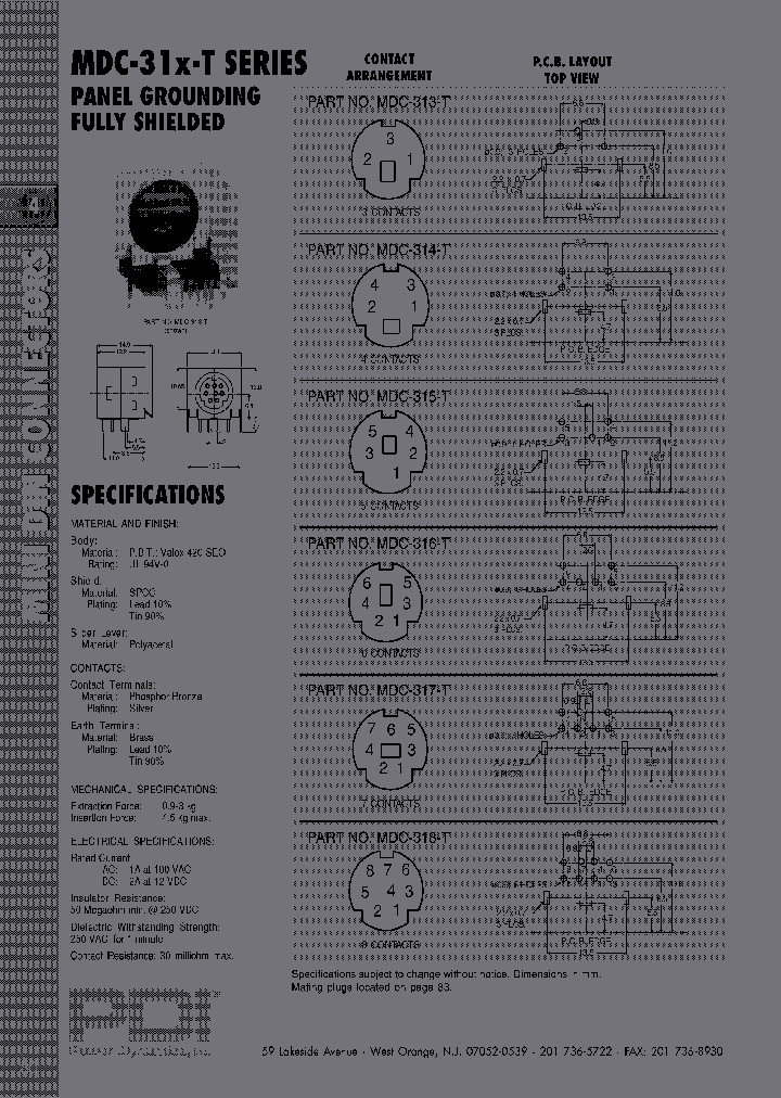 MDC-316-T_6766096.PDF Datasheet