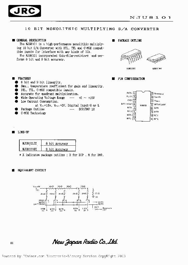 NJU8101KM_6765869.PDF Datasheet