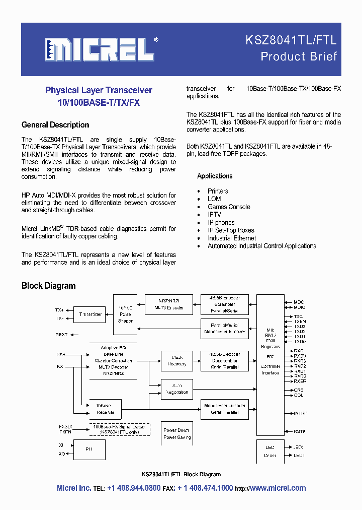 KSZ8041FTLI_6941263.PDF Datasheet