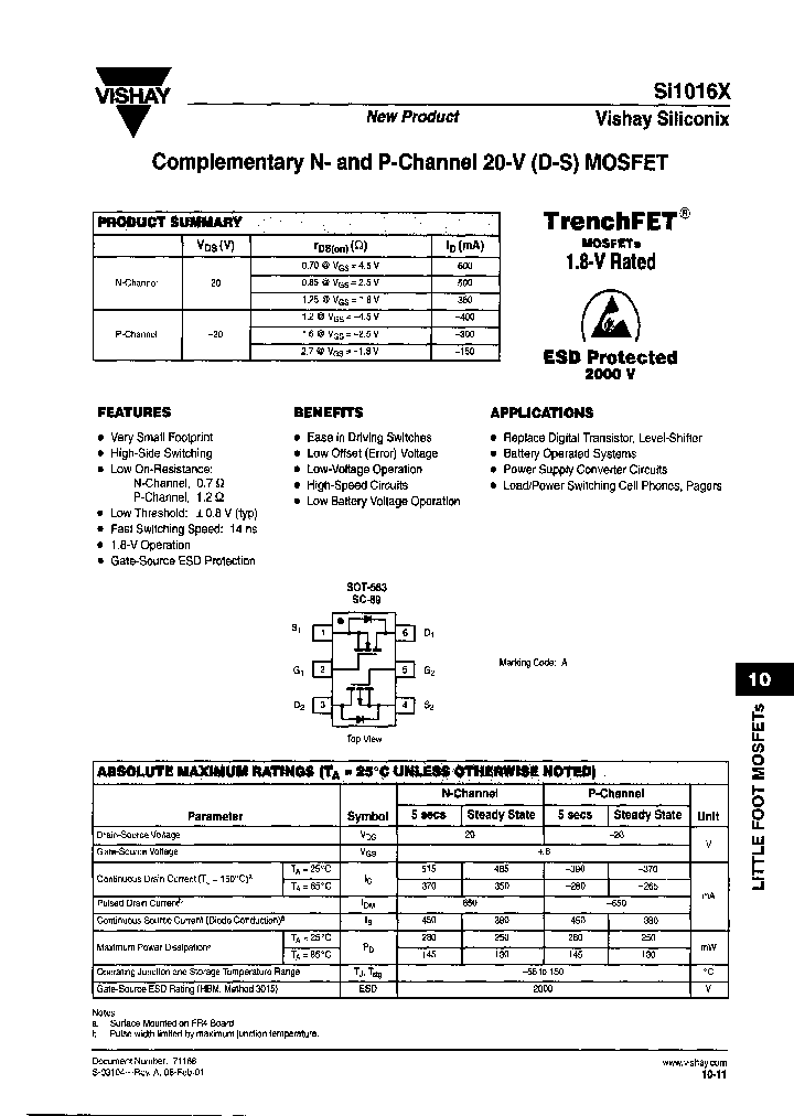 SI1016X_6769457.PDF Datasheet