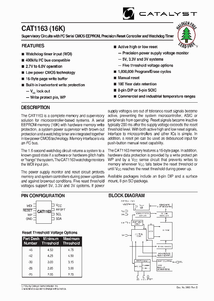 CAT1163P-30_6773808.PDF Datasheet
