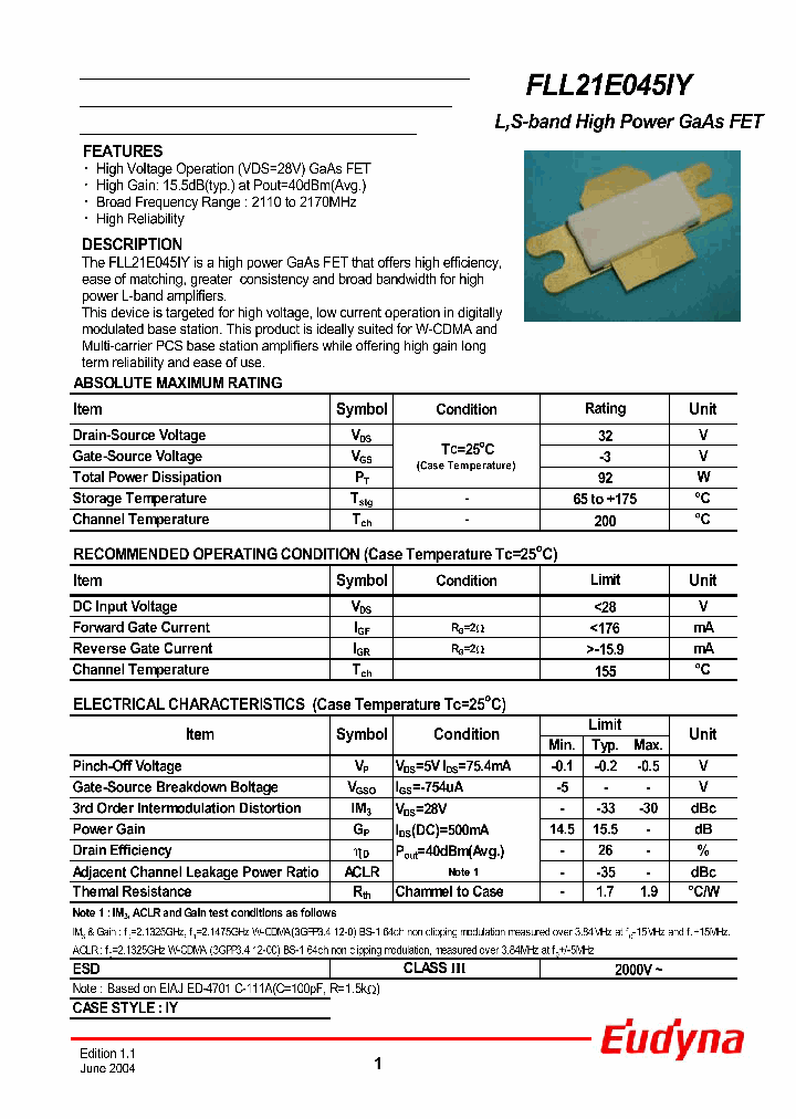 FLL21E045IY_6773513.PDF Datasheet
