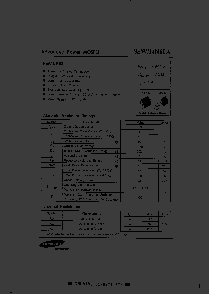 SSI4N60A_6772254.PDF Datasheet