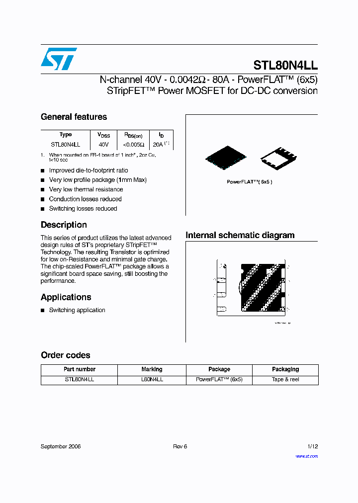 STL80N4LL_6773574.PDF Datasheet