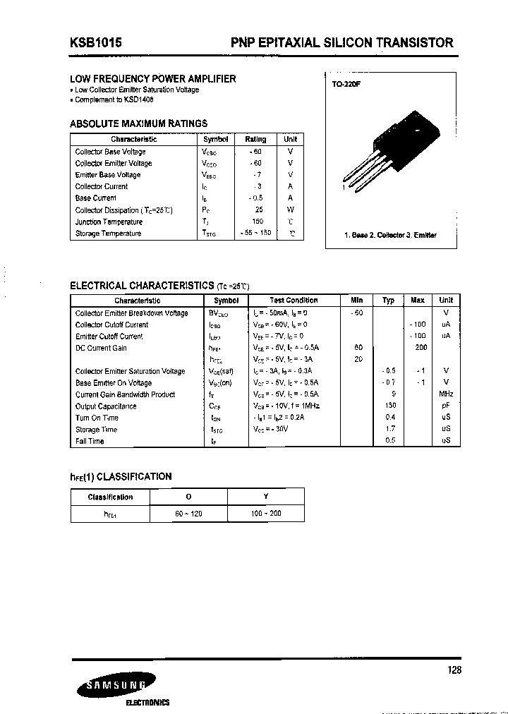 KSB1015-O_6768592.PDF Datasheet