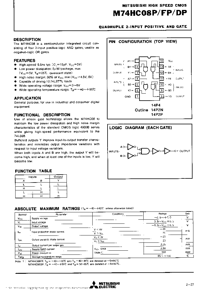 M74HC08P_6775105.PDF Datasheet