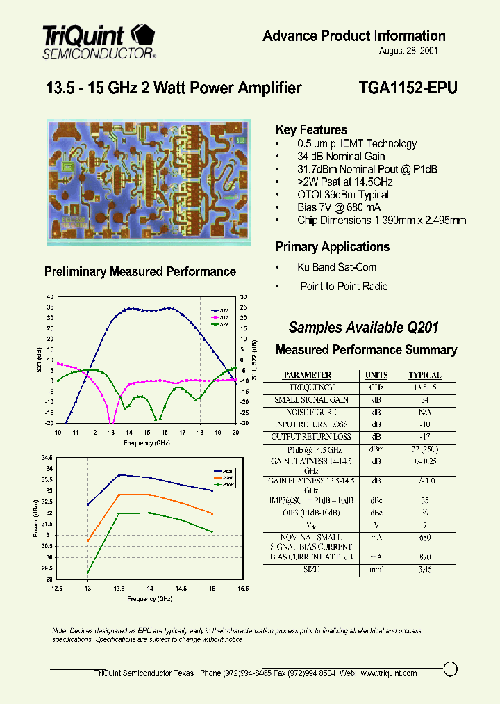 TGA1152-EPU_6770410.PDF Datasheet