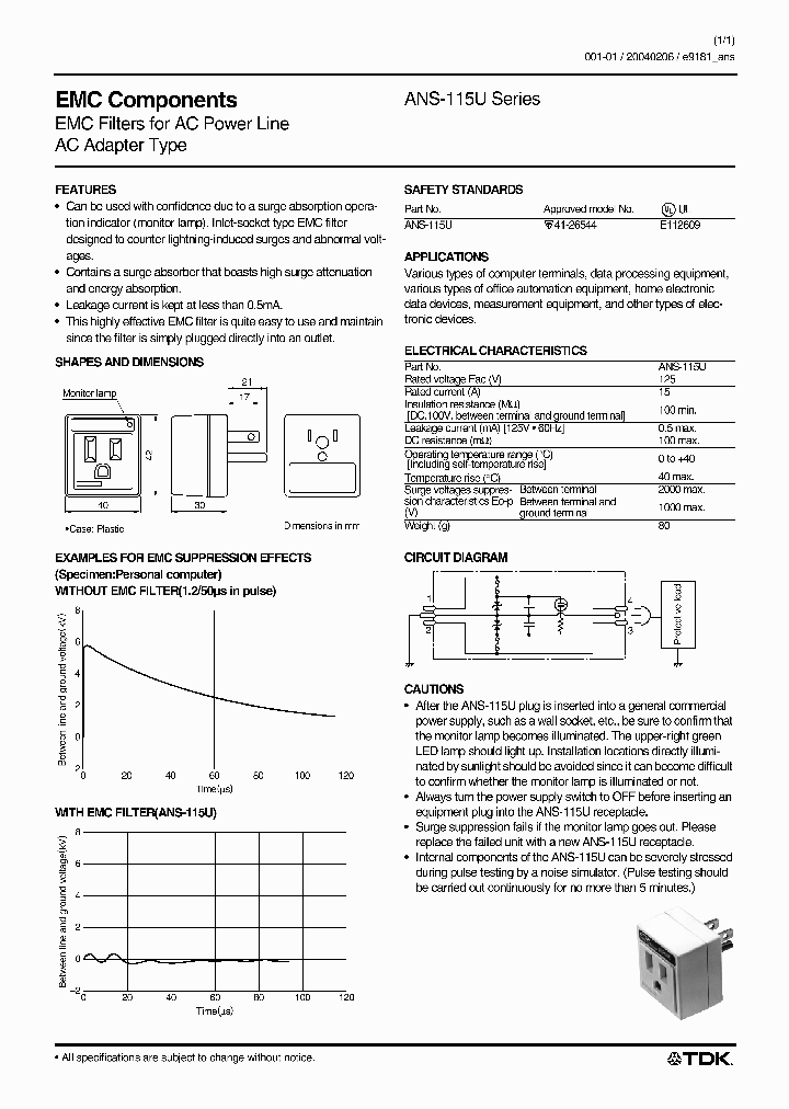 ANS-115U_6773712.PDF Datasheet