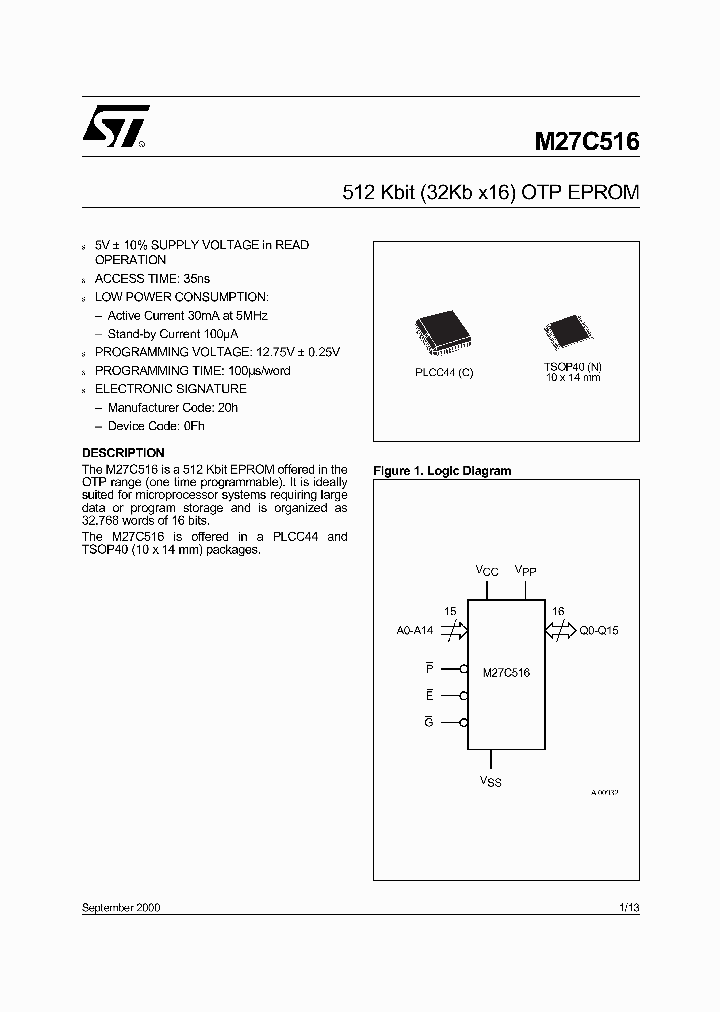 M27C516-10XN1_6775428.PDF Datasheet