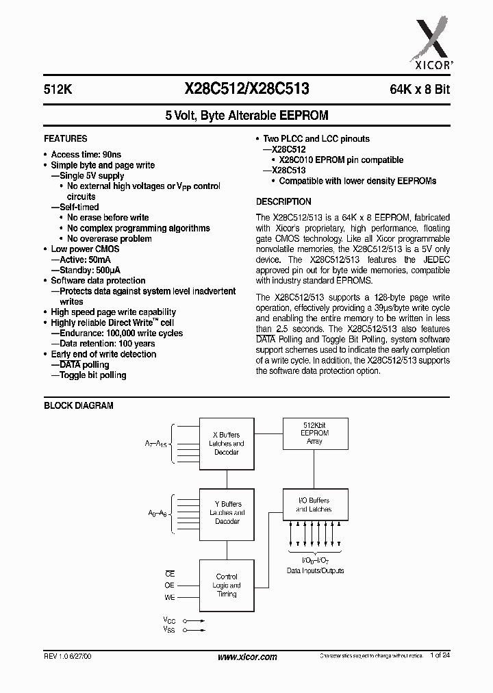 X28C512T-25_6773821.PDF Datasheet