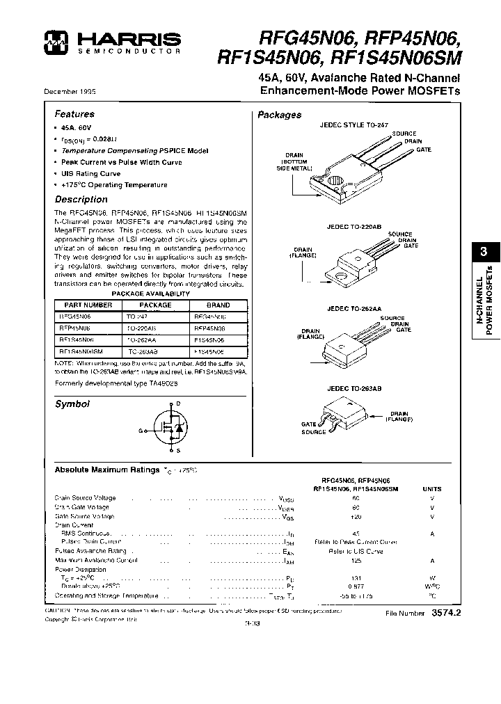 RFP45N06_6770615.PDF Datasheet