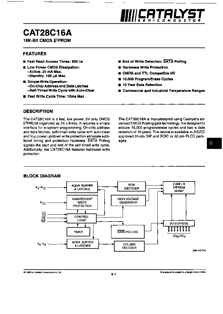 CAT28C16AK-20TE7_6776856.PDF Datasheet