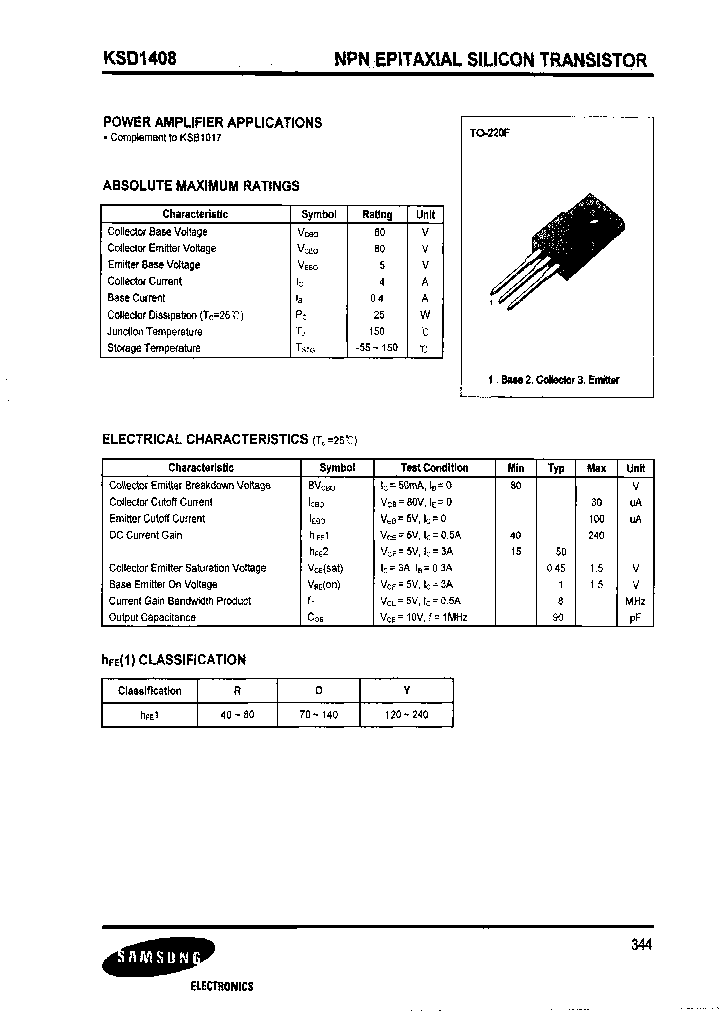KSD1408-Y_6778664.PDF Datasheet