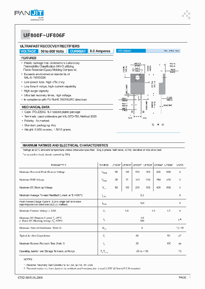 UF800F09_6942700.PDF Datasheet