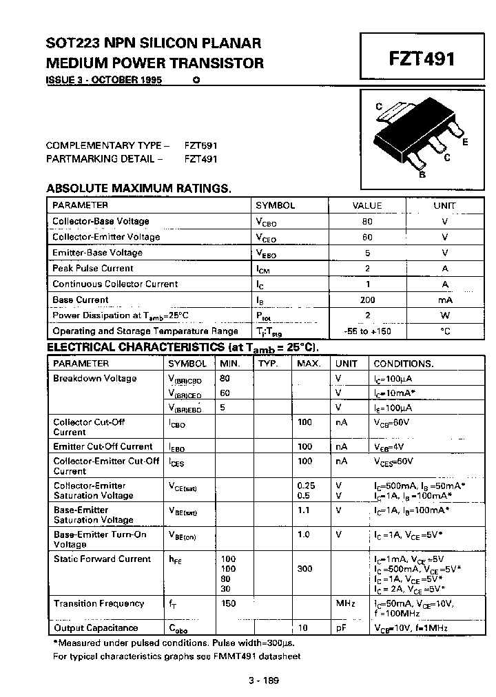 FZT491TC_6777740.PDF Datasheet