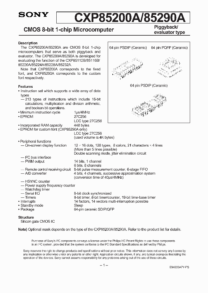 CXP85200A-U03S_6777815.PDF Datasheet