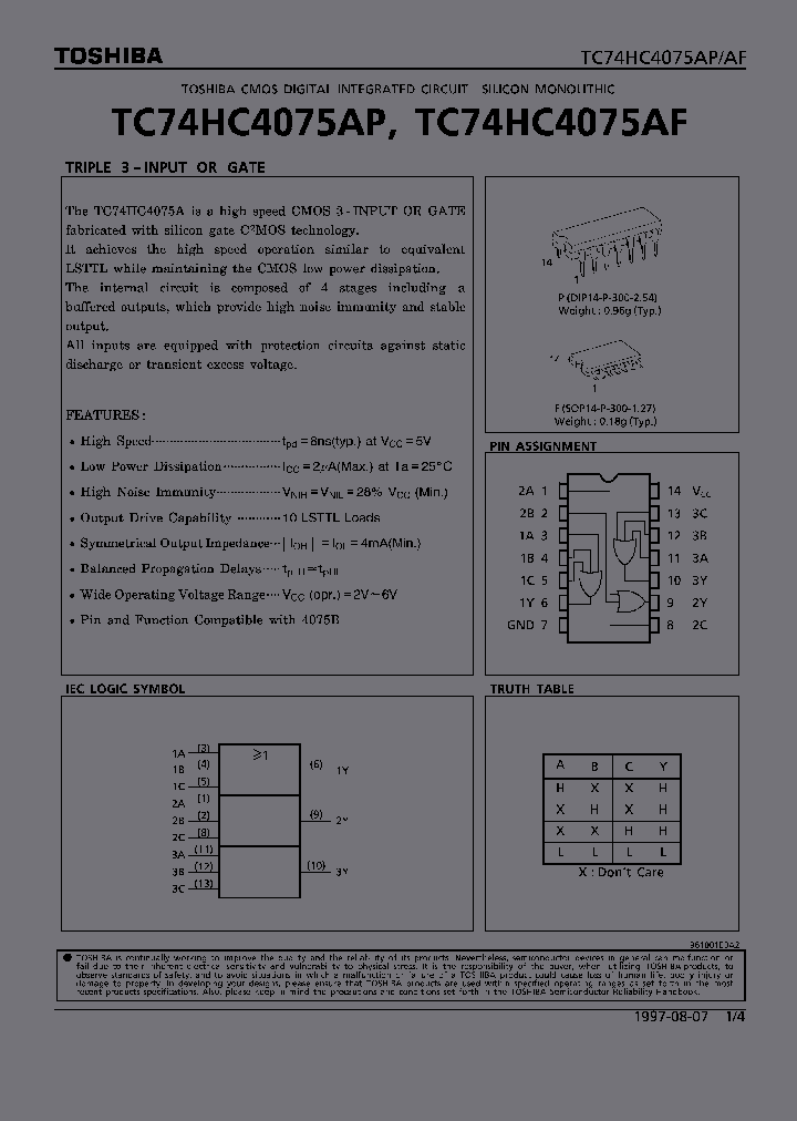 TOSHIBACORPORATION-74HC4075_6779773.PDF Datasheet