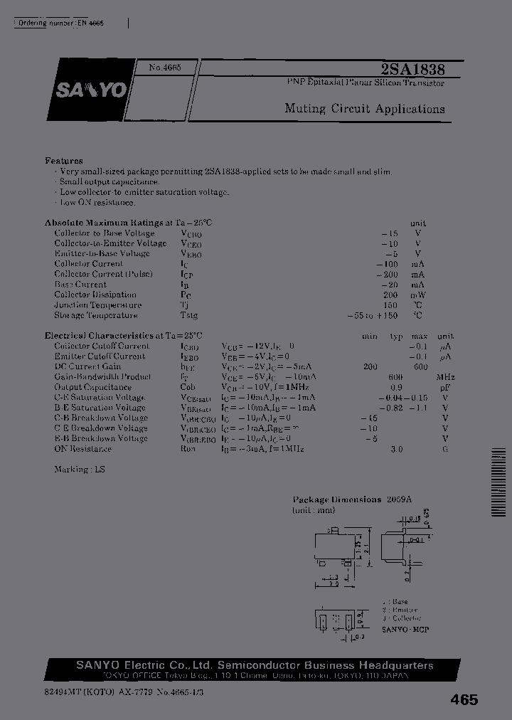 2SA1838TL_6782542.PDF Datasheet
