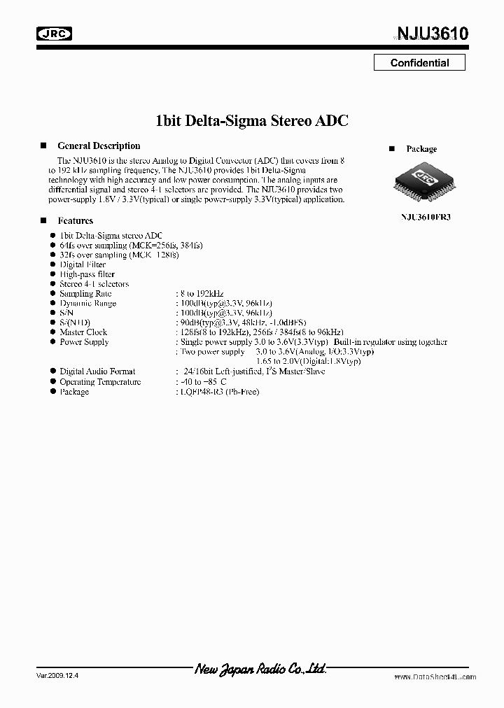 NJU3610_6943462.PDF Datasheet