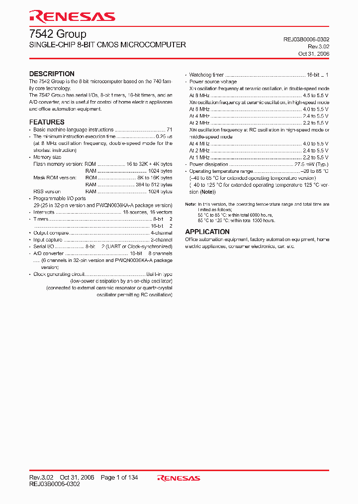 M37542M2V-XXXFP_6783386.PDF Datasheet