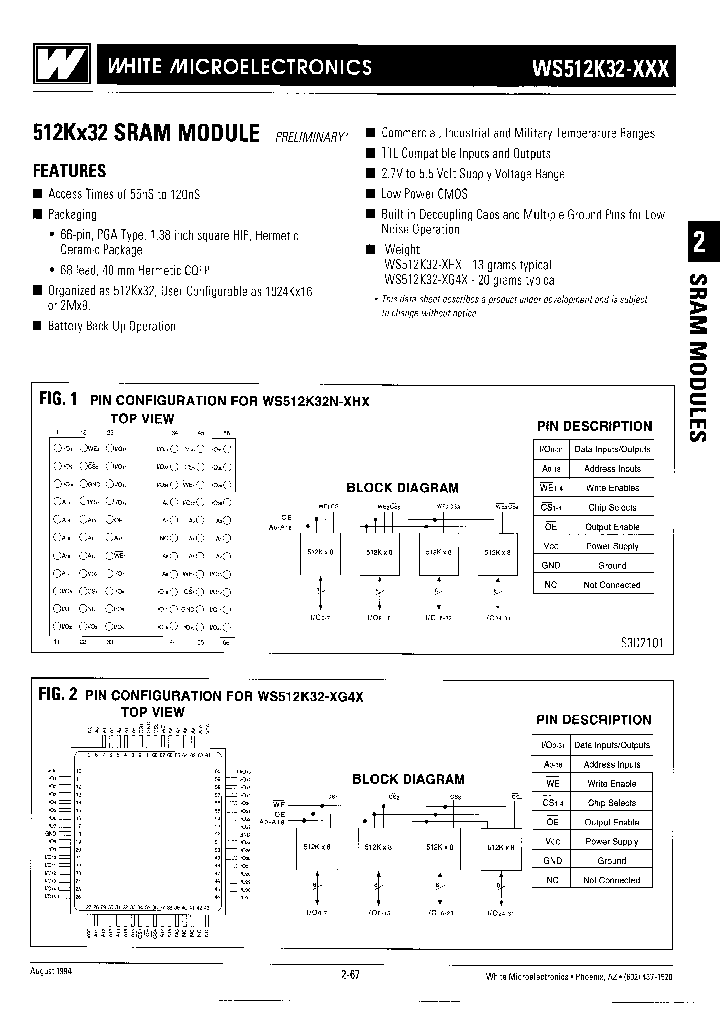 WS512K32N-25HSM_6783423.PDF Datasheet