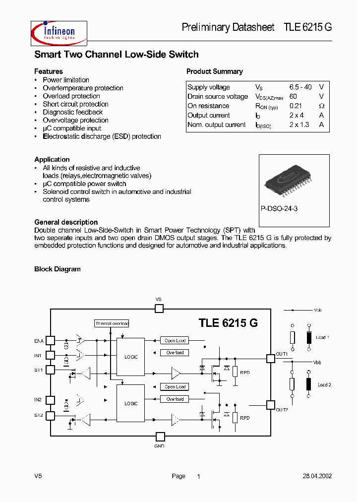 TLE6215G_6781582.PDF Datasheet