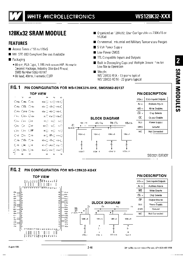 WS128K32-25HSME_6783420.PDF Datasheet