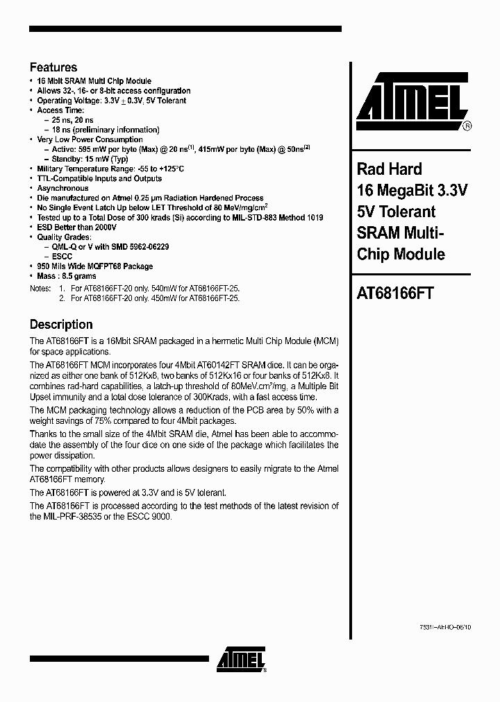 AT68166FT-YS18-SR_6785926.PDF Datasheet