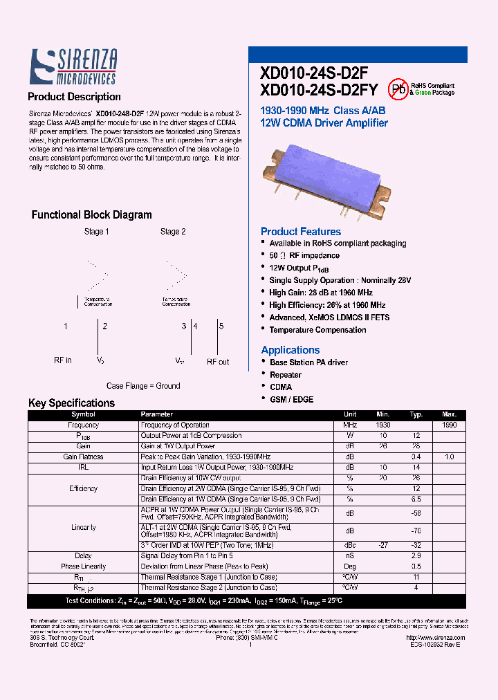 SIRENZAMICRODEVICESINC-XD010-24S-D2F_6788306.PDF Datasheet
