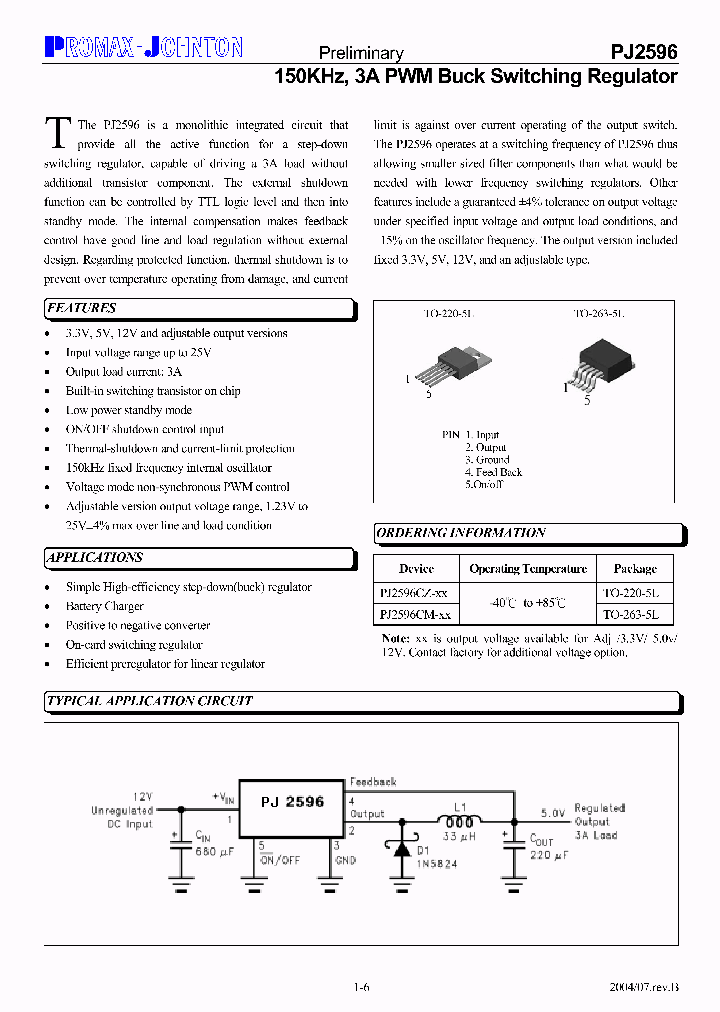 PJ2596CZ-33V_6788216.PDF Datasheet