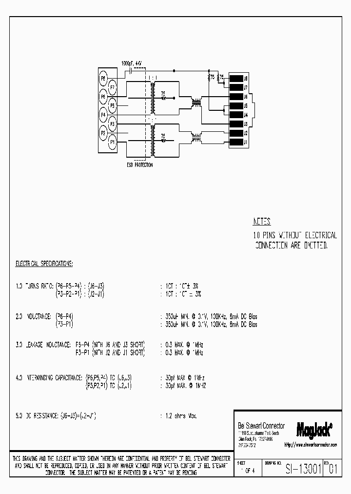 BELFUSEINC-SI-13001_6785687.PDF Datasheet