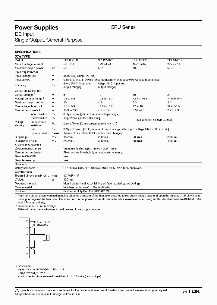 SPU05-10R_6786599.PDF Datasheet