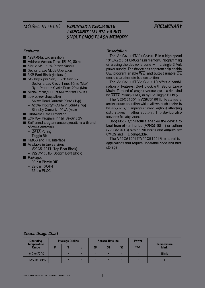 V29C31001T-55TIND_6788022.PDF Datasheet