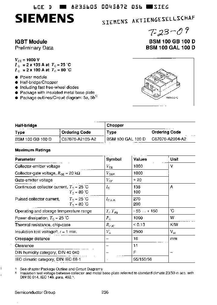 BSM100GB100D_6789304.PDF Datasheet