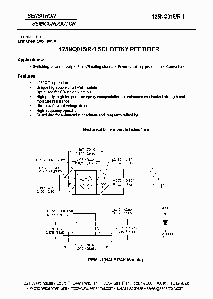 125NQ015_6791538.PDF Datasheet