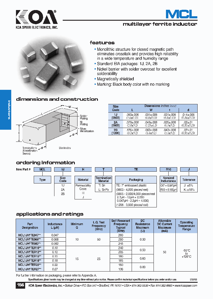 MCL1JHLTE068K_6792360.PDF Datasheet