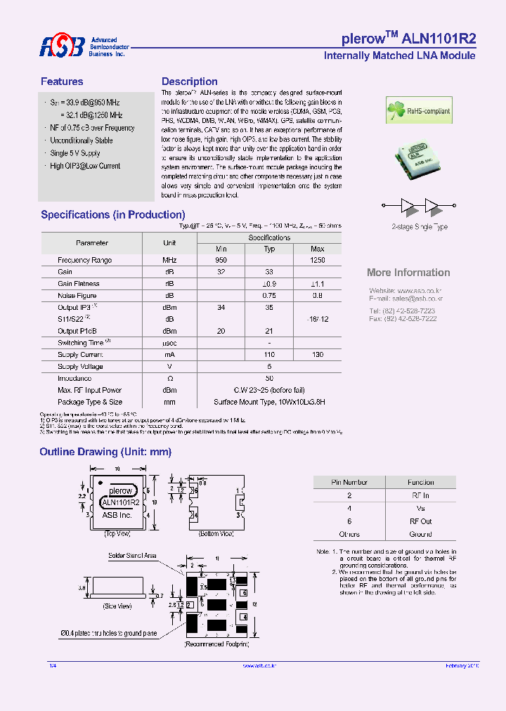 ALN1101R2_6944851.PDF Datasheet