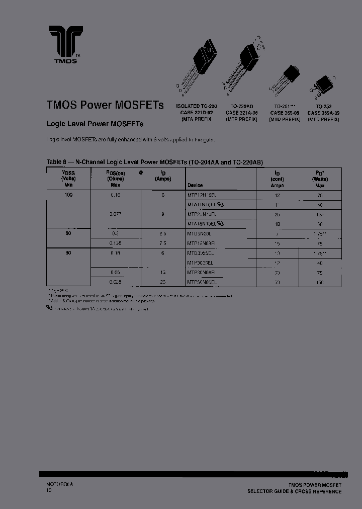 MOTOROLAINC-MTP50N06ELWC_6792758.PDF Datasheet