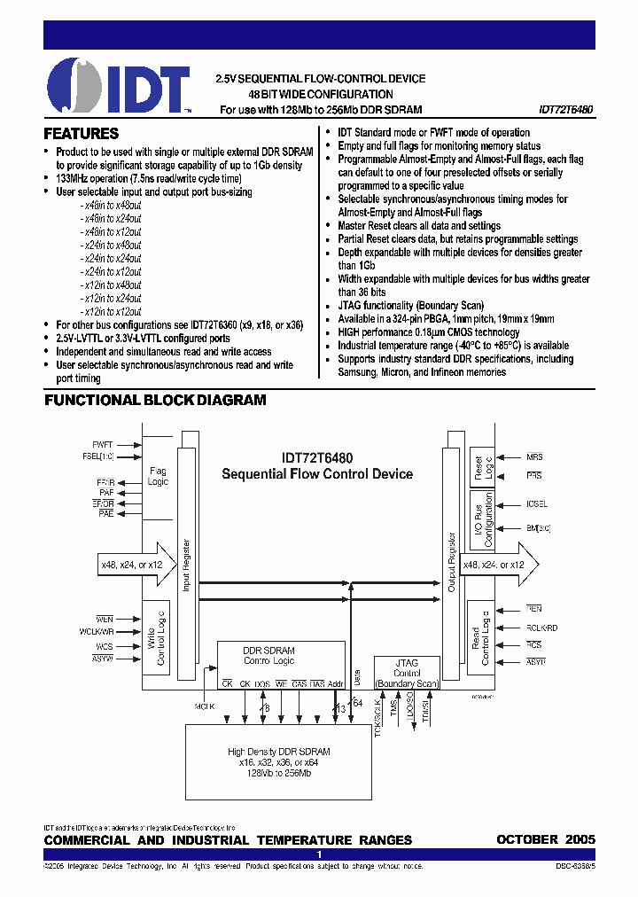 72T6480L7-5BBI_6793415.PDF Datasheet