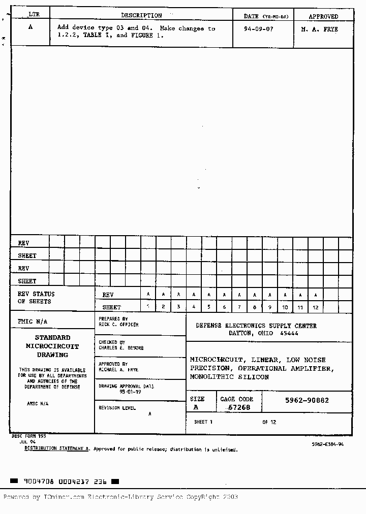 5962-9088203Q2X_6791290.PDF Datasheet