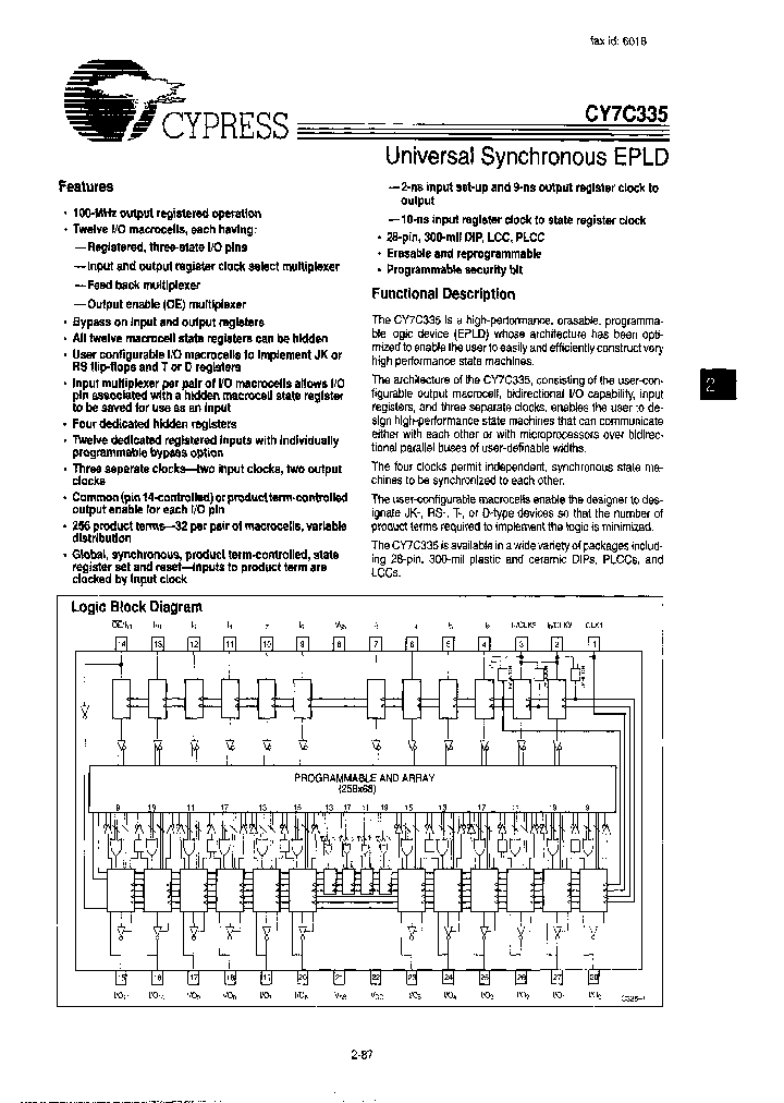 CYPRESSSEMICONDUCTORCORP-CY7C335-66JCT_6789473.PDF Datasheet