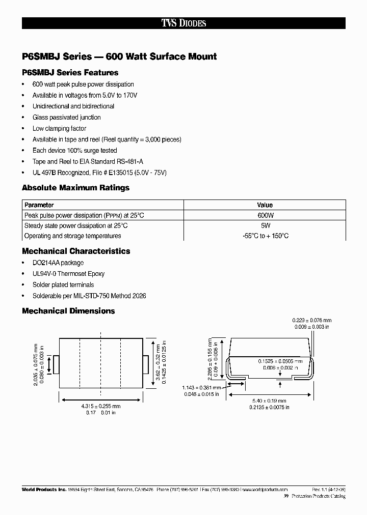 P6SMBJ40AF_6794524.PDF Datasheet