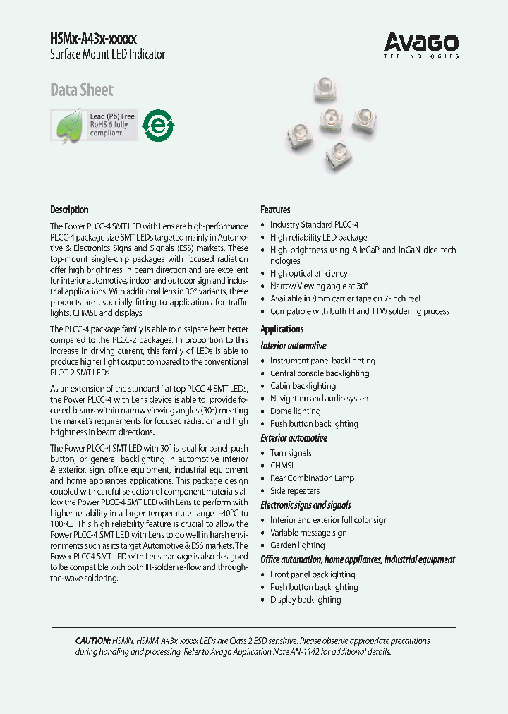 HSMA-A430-W90M1_6791620.PDF Datasheet