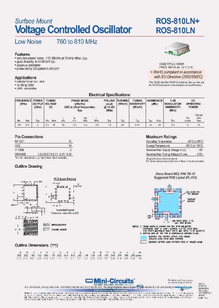ROS-810LN_6795687.PDF Datasheet