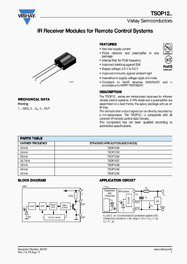 TSOP1230_6797383.PDF Datasheet