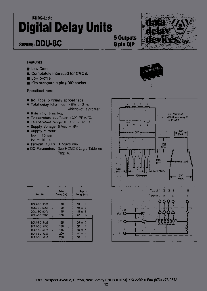 DATADELAYDEVICESINC-DDU8C-5075_6793164.PDF Datasheet